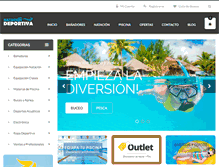 Tablet Screenshot of nataciondeportiva.com